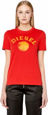 Diesel Tričko - T-REG-G7 T-SHIRT červené