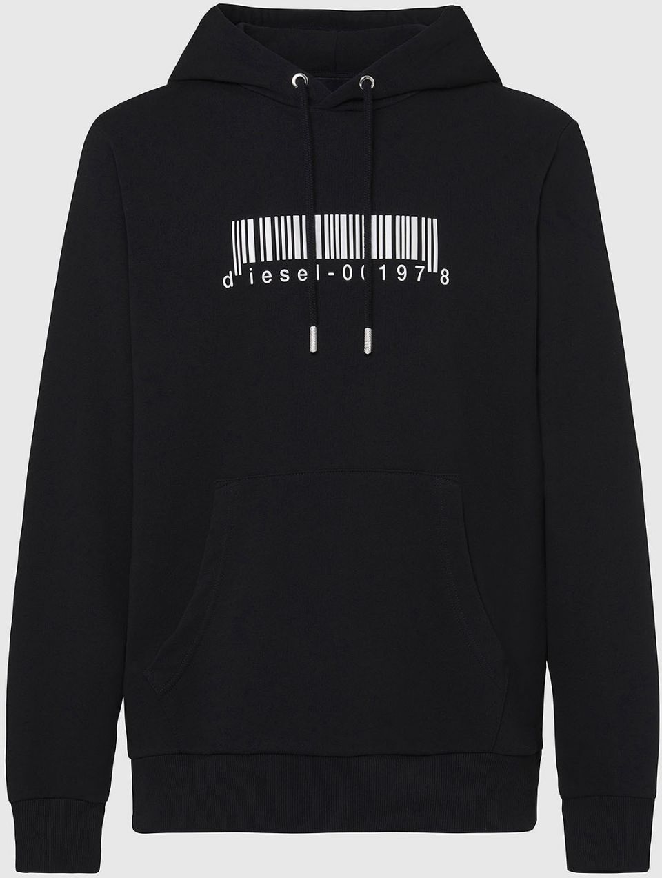 Diesel Mikina - SGIRKHOODX2 SWEATSHIRT čierna