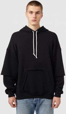 Diesel Mikina - SOBER SWEATSHIRT čierna