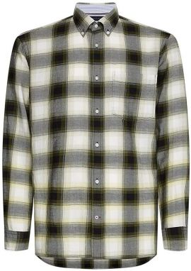 Tommy Hilfiger Košeľa - CO/LI OVERSIZED CHECK SHIRT vzorovaná