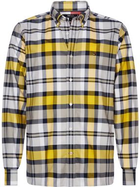 Tommy Hilfiger Košeľa - FLEX BRIGHT MIDSCALE CHECK SHIRT vzorovaná