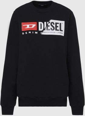 Diesel Mikina - FANGCUTY SWEATSHIRT čierna