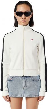 Mikina - Diesel F-JAM-D SWEAT-SHIRT biela