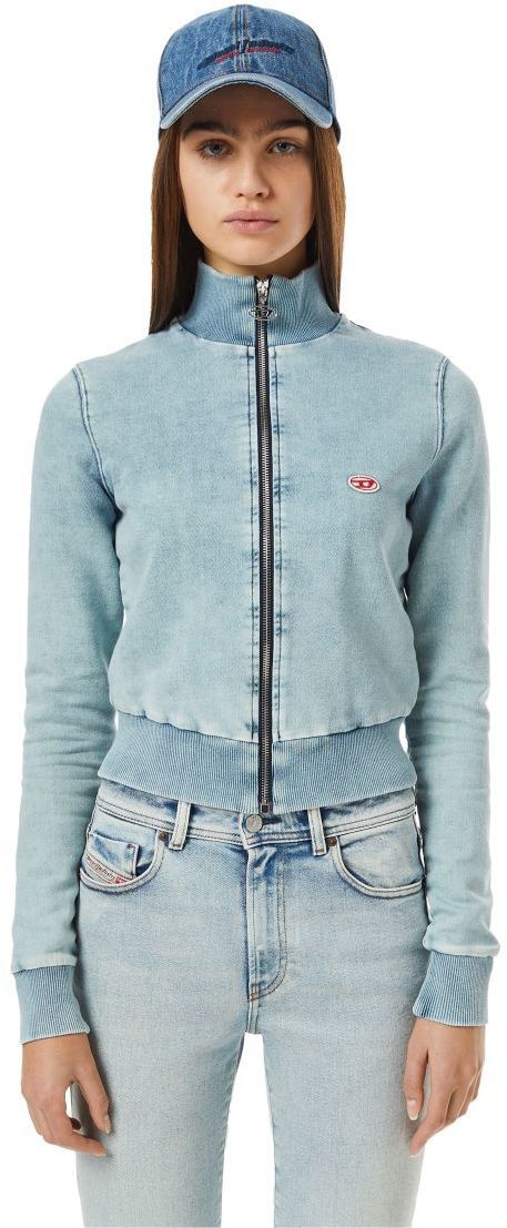 Mikina - Diesel D-EMY-NE SWEAT-SHIRT modrá