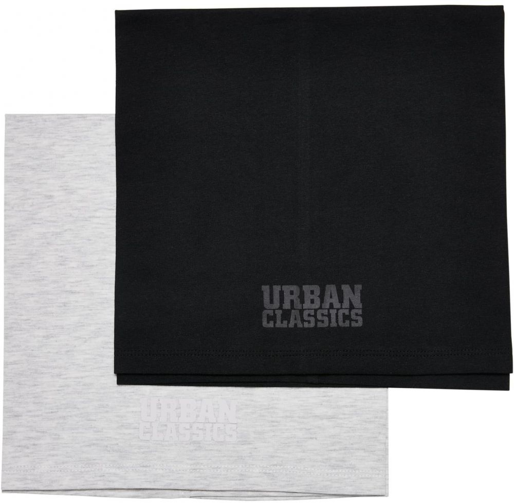 Logo Tube Scarf 2-Pack Black/Light Grey