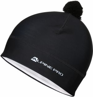 Functional cap with pompom ALPINE PRO ABERE black
