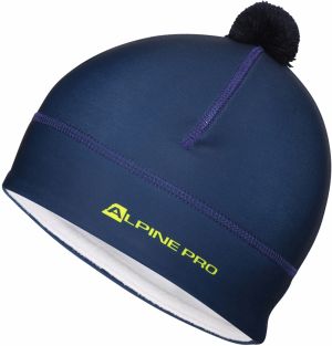 Functional cap with pompom ALPINE PRO ABERE gibraltar sea