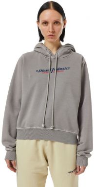 Diesel Mikina - F-REGGY-HOOD-IND SWEAT-SHIRT šedá