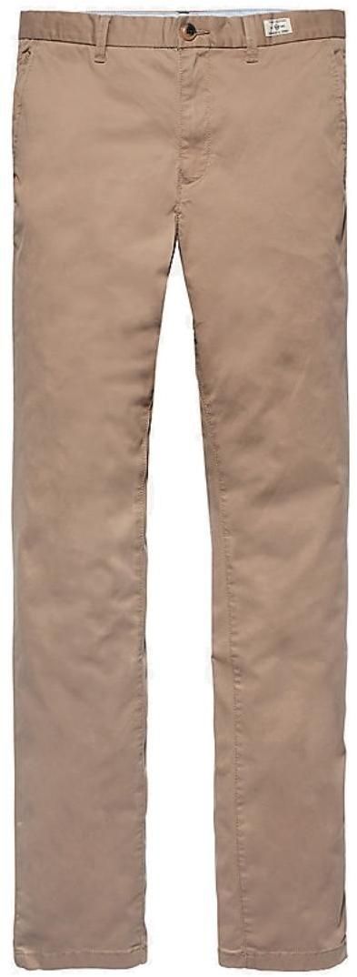 Nohavice - TOMMY HILFIGER CORE DENTON STRAIGHT CHINO hnedé