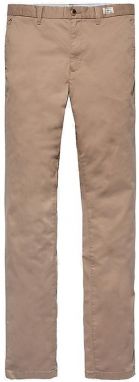 Nohavice - TOMMY HILFIGER CORE DENTON STRAIGHT CHINO hnedé