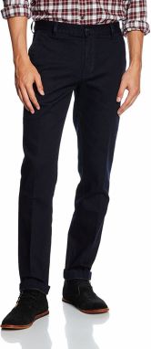 Tommy Hilfiger Rifle - DENTON CHINO STR CHARCOAL BLUE tmavomodré