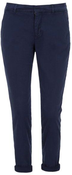Tommy Hilfiger Nohavice - Slim chino 7/8 MSTT GD tmavomodré