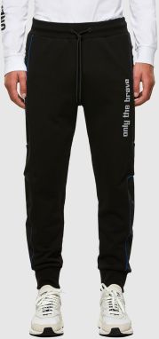 Diesel Tepláky - PLAIM TROUSERS čierne
