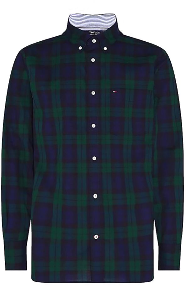 Tommy Hilfiger Košeľa - FLEX BLACK WATCH CHECK SHIRT viacfarebná