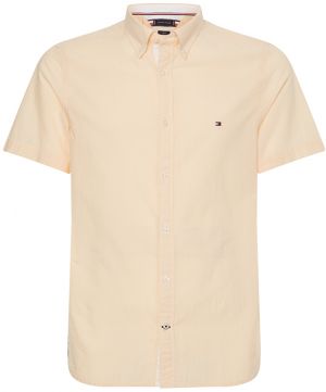 Tommy Hilfiger Košeľa - SLIM CREPE GINGHAM SHIRT S/S žltá