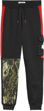 Tommy Jeans Tepláky - TJM CAMO BLOCK SWEATPANT čierna