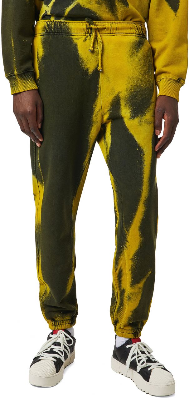 Diesel Tepláky - PCALTONRIBB1 TROUSERS žlté