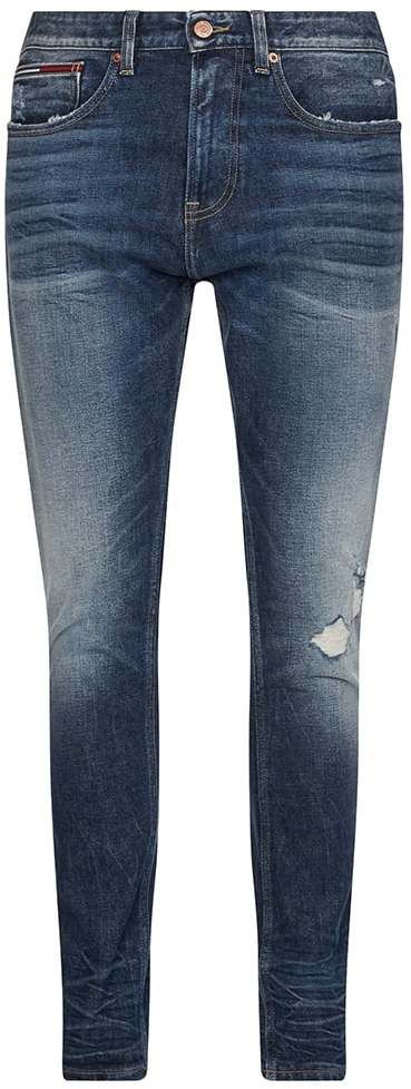 Tommy Jeans Rifle - AUSTIN SLIM TPRD CE233 modré