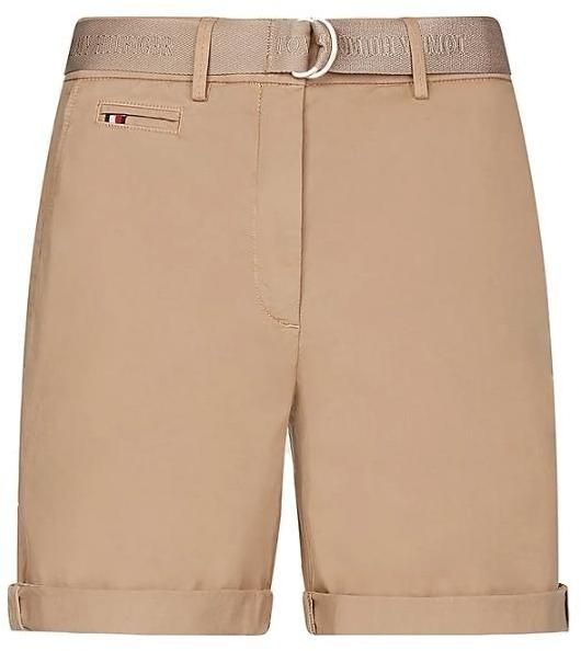 Tommy Hilfiger Krátke nohavice - COTTON TWILL CHINO SHORT béžové