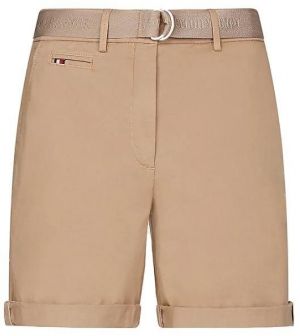 Tommy Hilfiger Krátke nohavice - COTTON TWILL CHINO SHORT béžové