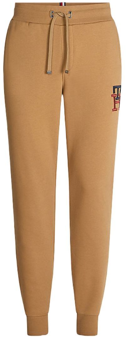 Tommy Hilfiger Tepláky - ESSENTIAL MONOGRAM SWEATPANT hnedé