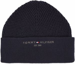Tommy Hilfiger Čiapka - TH HORIZON BEANIE modrá