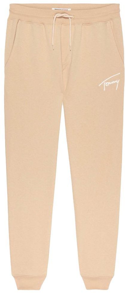 Tommy Jeans Tepláky - TJM SIGNATURE SWEATP béžové
