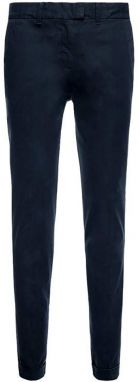 Tommy Hilfiger Nohavice - HERITAGE SLIM FIT CHINO tmavomodré