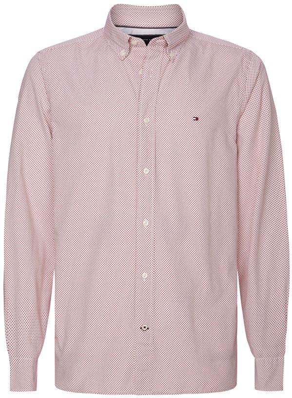 Tommy Hilfiger Košeľa - MICRO BANDANA PRINT SHIRT ružová