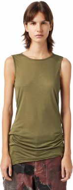Diesel Top - TRUFINASB1 TANK TOP zelený