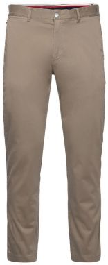 Tommy Hilfiger Nohavice - DENTON TH FLEX SATIN CHINO GMD hnedé