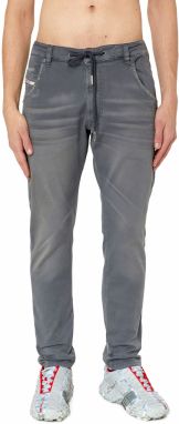 Diesel Rifle - KROOLEY-Y-NE L.32 Sweat jeans sivé