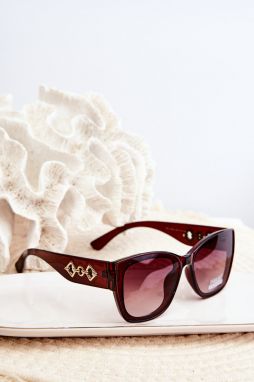 UV400 Women's Sunglasses - Dark Brown
