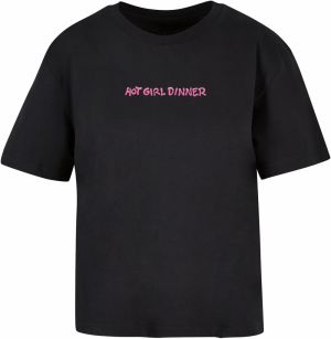 Women's Hot Girl Dinner T-Shirt Black
