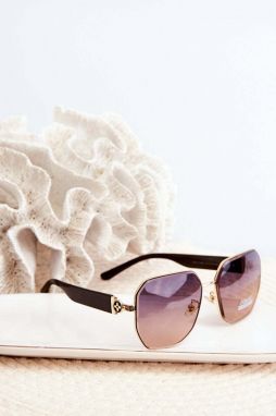 UV400 Women's Sunglasses - Dark Brown