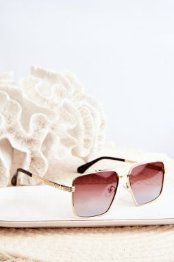 Women's Sunglasses UV400 Gold Brown