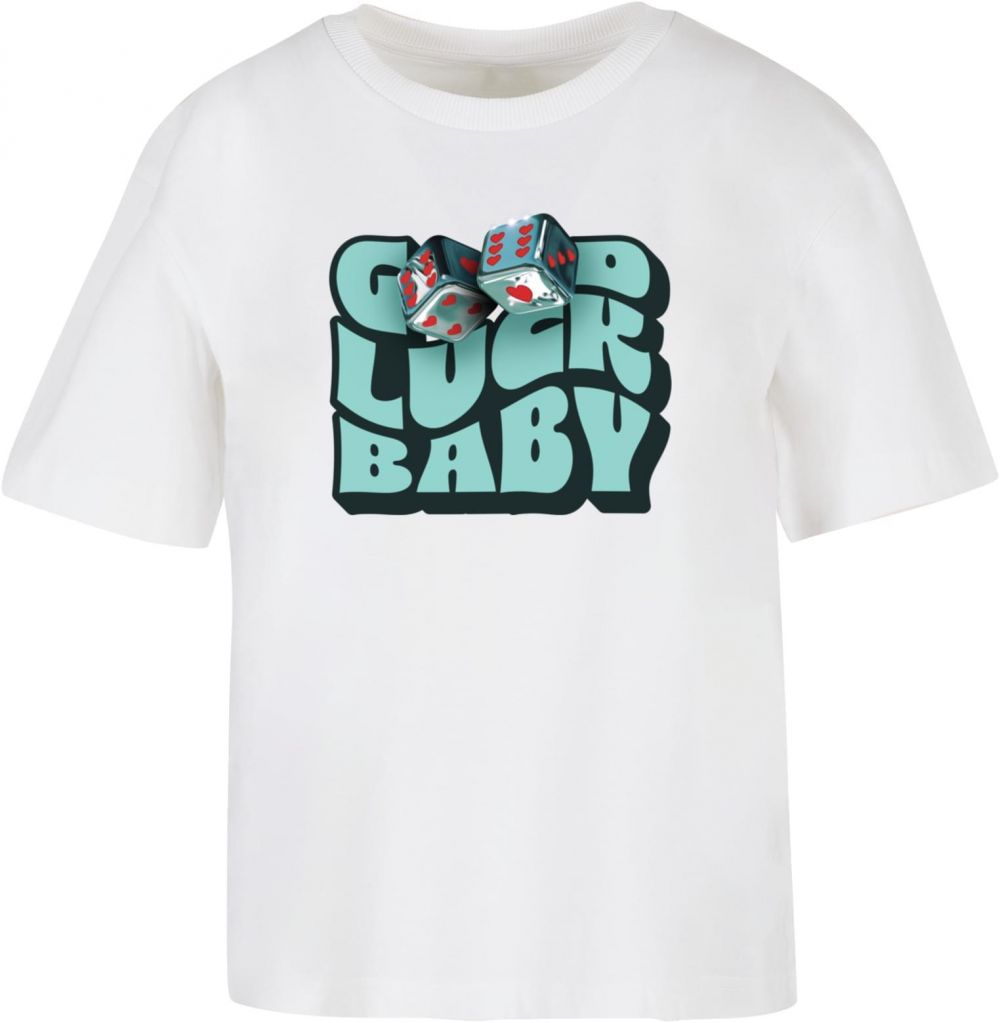 Women's T-shirt Good Luck Baby white