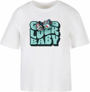 Women's T-shirt Good Luck Baby white