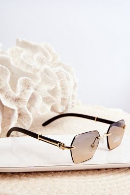 Women's UV400 Sunglasses - Black/Gold