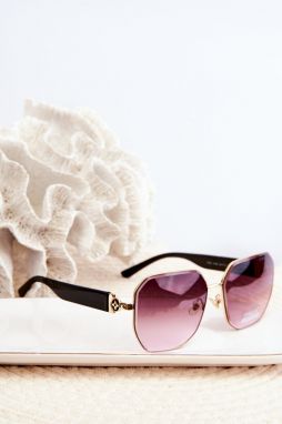 Women's UV400 Sunglasses - Black/Gold