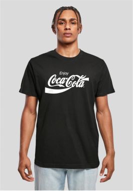 Men's T-shirt with Coca Cola logo black