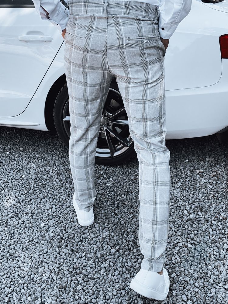 Men's Light Grey Dstreet Trousers