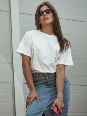 PRINCY women's T-shirt white Dstreet