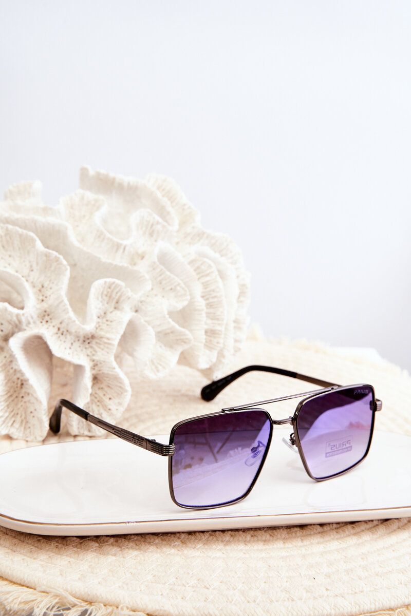Women's UV400 Sunglasses - Black/Purple