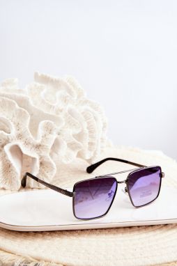 Women's UV400 Sunglasses - Black/Purple