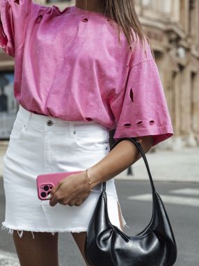 Women's T-shirt AYUBAS pink Dstreet