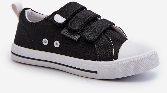Children's Velcro Sneakers Big Star Black