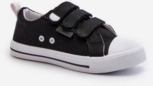 Children's Velcro Sneakers Big Star Black