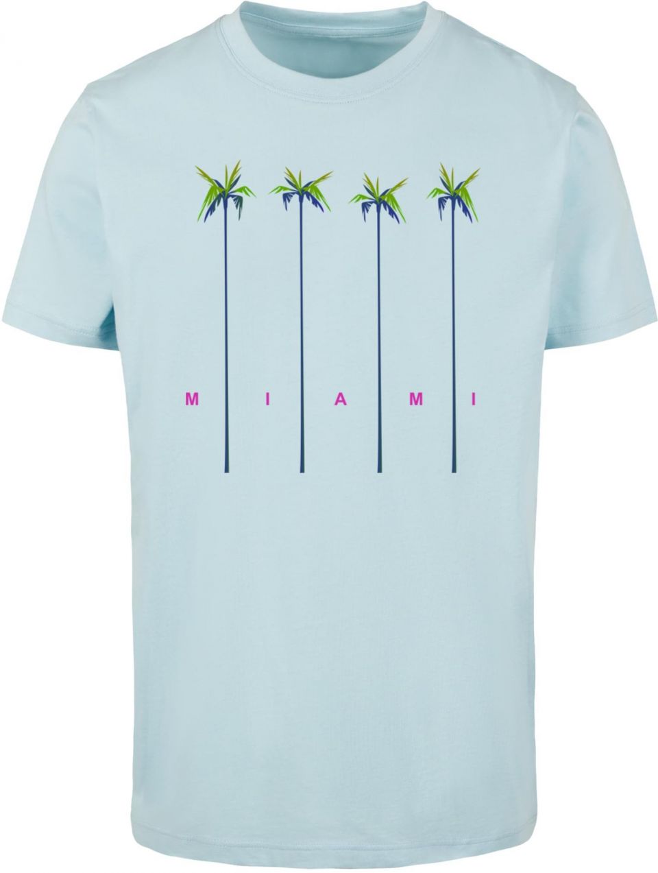 Men's Miami Palms T-Shirt - Ocean Blue