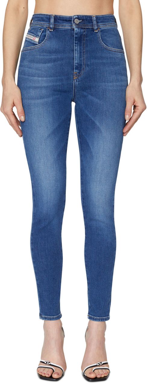 Diesel Rifle - 1984 SLANDY-HIGH L.34 TROUSERS modré